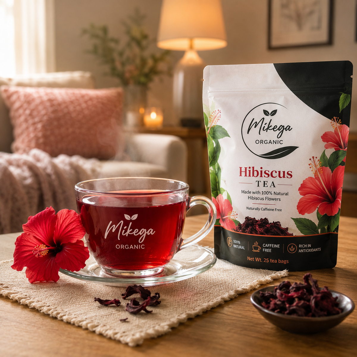 Hibiscus Tea & 10 fl oz Honey