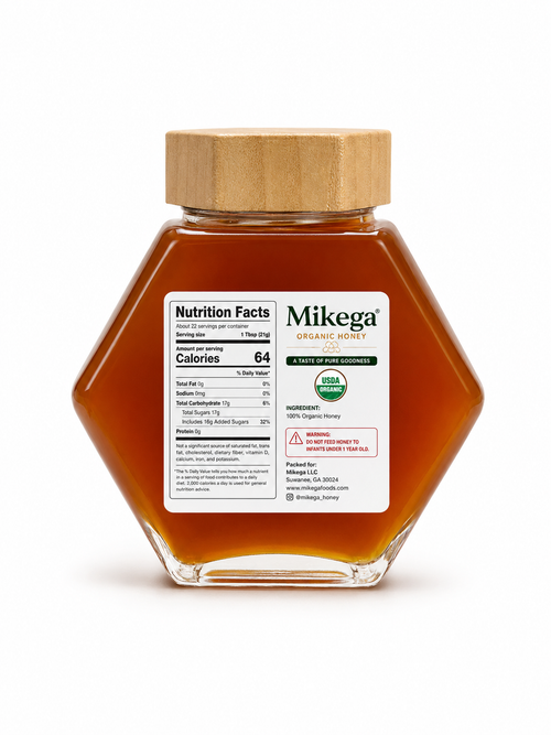 15 fl oz Luxe Premium Organic Honey